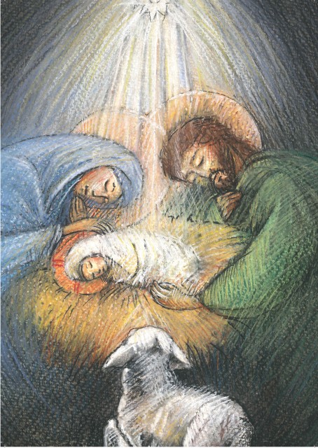 Personalized Christmas card – Cristina Andarias, Nativity
