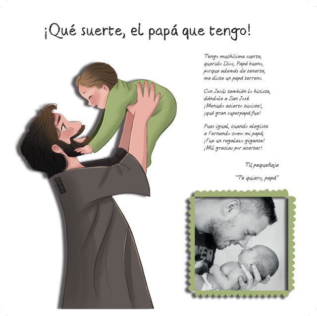 Personalized gift for Dad: Saint Joseph, by Sara BG