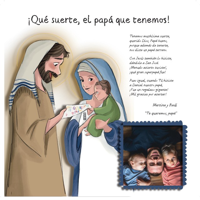 Personalized gift for Dad by Sara BG: Holy Family